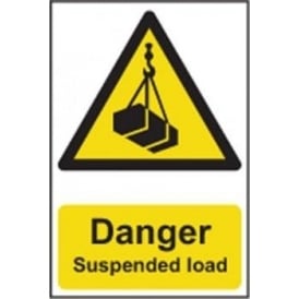 Danger Suspended load Sign