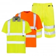 Hi Vis T-Shirts, Polo Shirts & Shorts