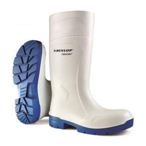 Purofort White Wellington Boots Steel Toe Cap