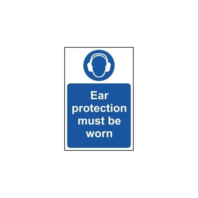 Complete Safety Supplies Ear Protection Must Be Worn Sign