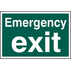 Emergency Exit Sign - 300 x 200