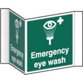 Emergency eye wash Projecting Sign
