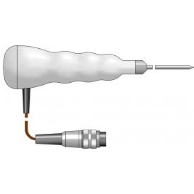 Colour-coded penetration probe for Therma 22 thermometer - White
