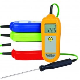 ETI FoodCheck Thermometer With Penetration Probe red