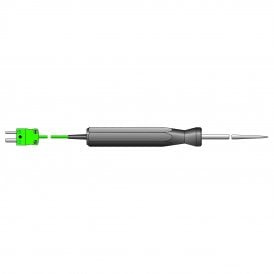 Penetration temperature probe for liquids & solids