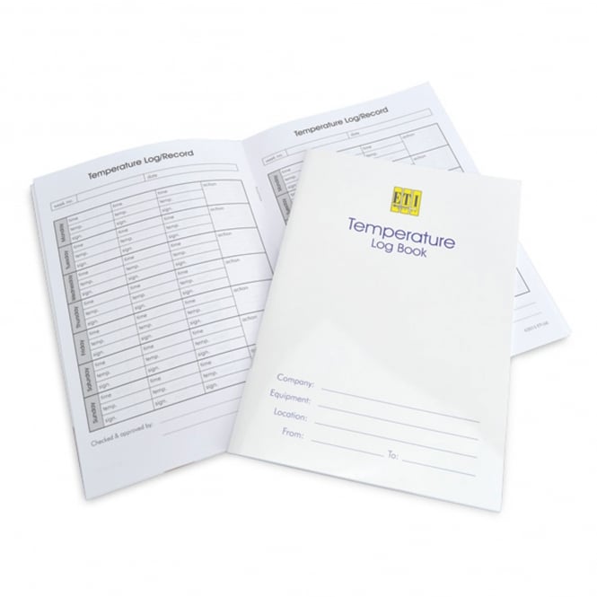 ETI Temperature Log Books