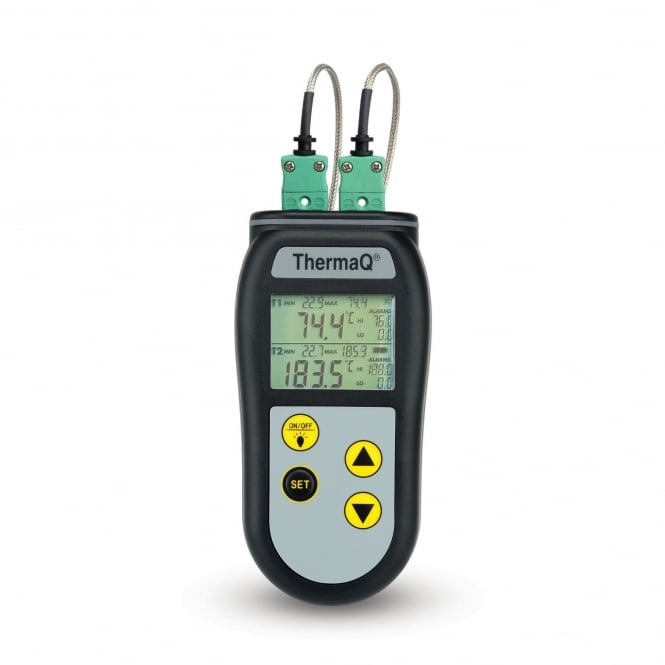 ETI ThermaQ 2 Channel K Type Thermocouple Thermometer