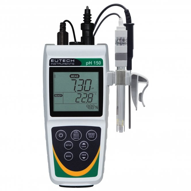 EUTECH  Waterproof pH 150 Meter pH/mV/Temperature Kit