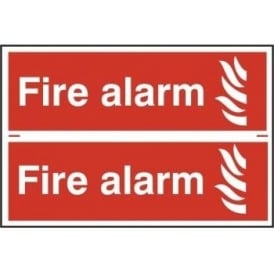 Fire Alarm Sign - 2 per sheet