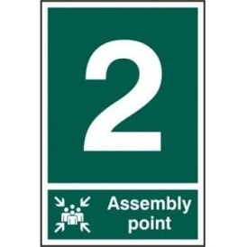 Fire Assembly Point Sign (Portrait) – 2