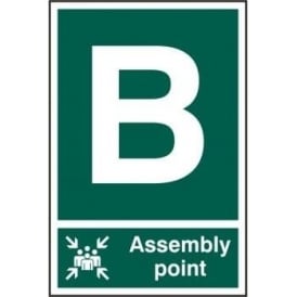 Fire Assembly Point Sign (Portrait) – B