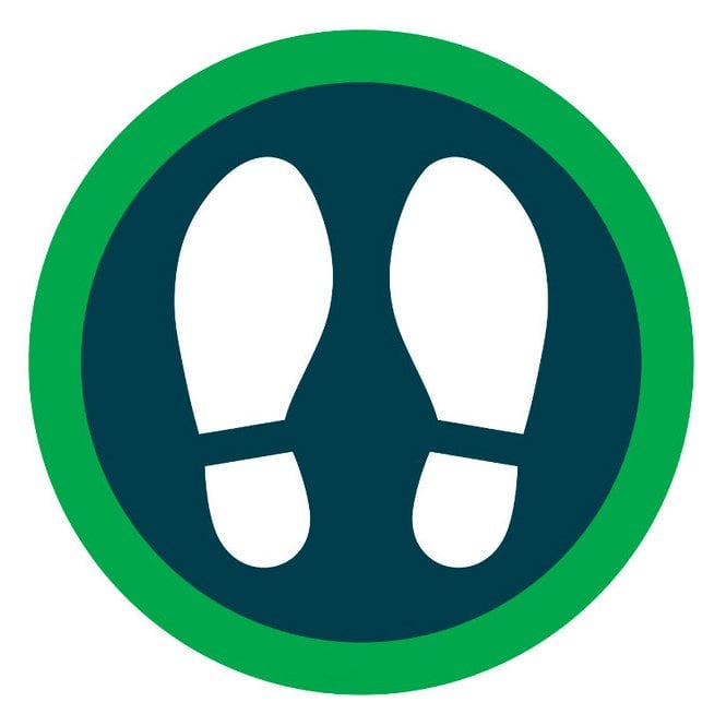 Footprint Floor Vinyl – Round