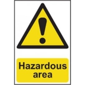 Hazardous area Sign