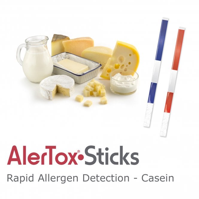 Hygiena AlerTox Sticks Casein - Rapid Allergen Detection Kit