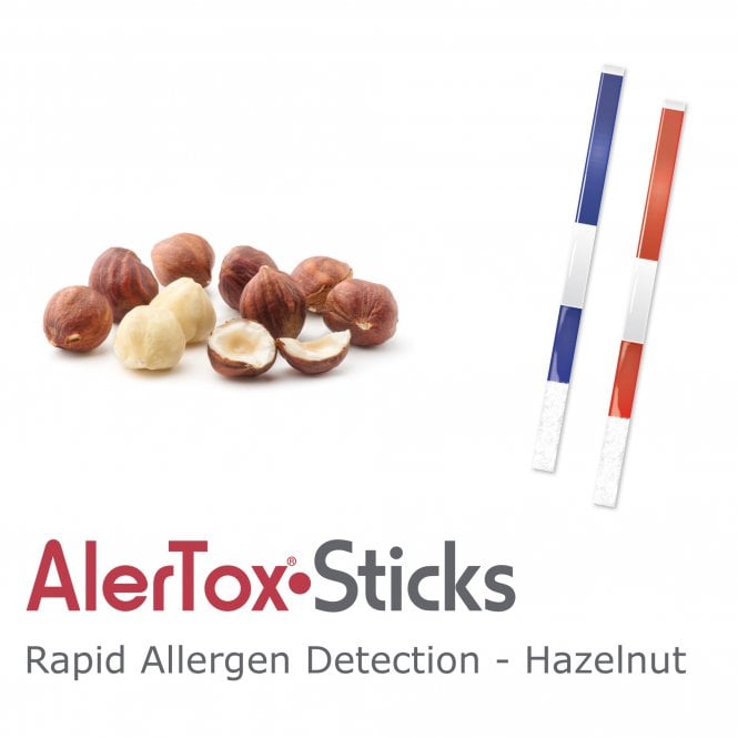 Hygiena AlerTox Sticks Hazelnut - Rapid Allergen Detection Kit