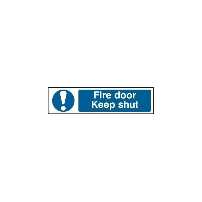 Complete Safety Supplies Fire Door Keep Shut - Mini Sign