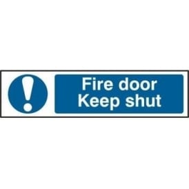 Fire Door Keep Shut - Mini Sign