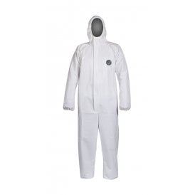 Proshield 60 White – Elasticated Hooded Coverall