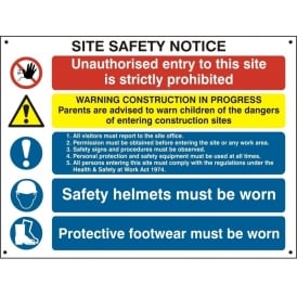 Site Safety Notice - 4550