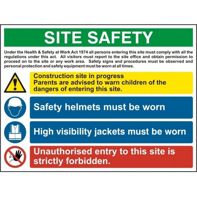 Complete Safety Supplies Site Safety Sign