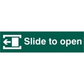 Slide To Open Left Sign without Border