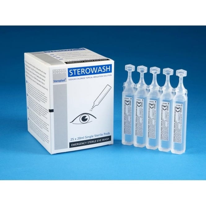 Steroplast 20ml Eye/Wound Wash Pods