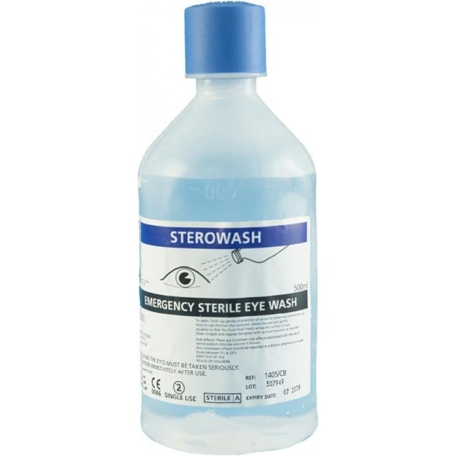 Steroplast 500ml Eye wash Bottles (Pack of 10)
