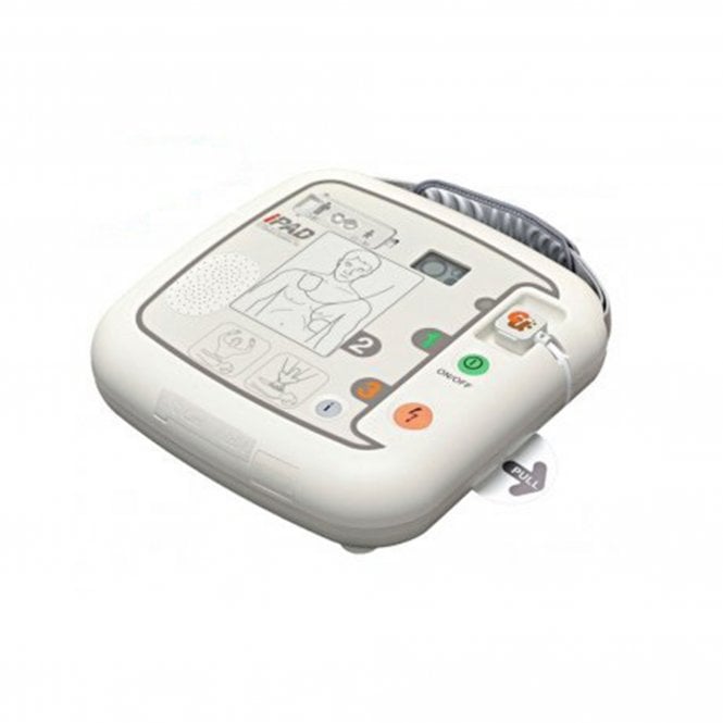 Steroplast iPAD-SP1 AED Semi-Automatic Defibrillator + FREE Carry Case | Also includes Electrode Pads, Battery, & AED Starter Kit