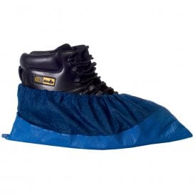 Supertouch CPE/PP Deluxe Overshoes in two colours - blue and white