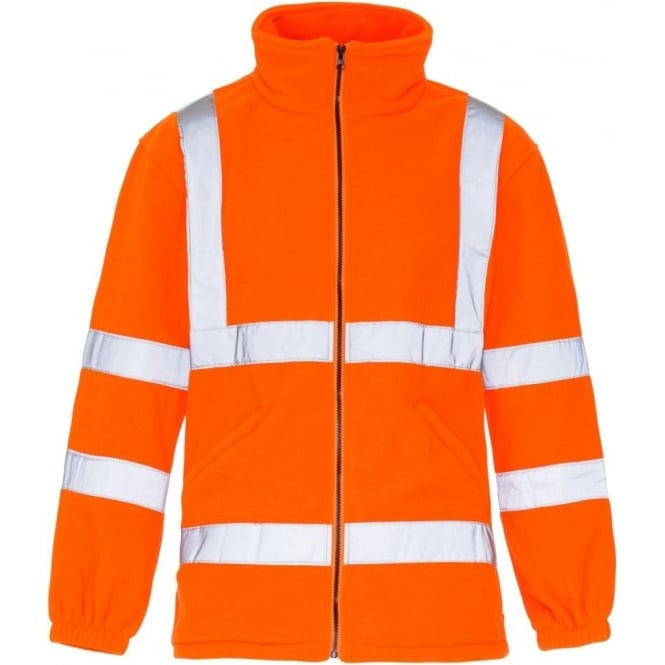 Supertouch Hi Vis Fleece Jacket Orange GO/RT 3279