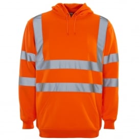 Hi Vis Hooded Sweatshirt Orange GO/RT 3279