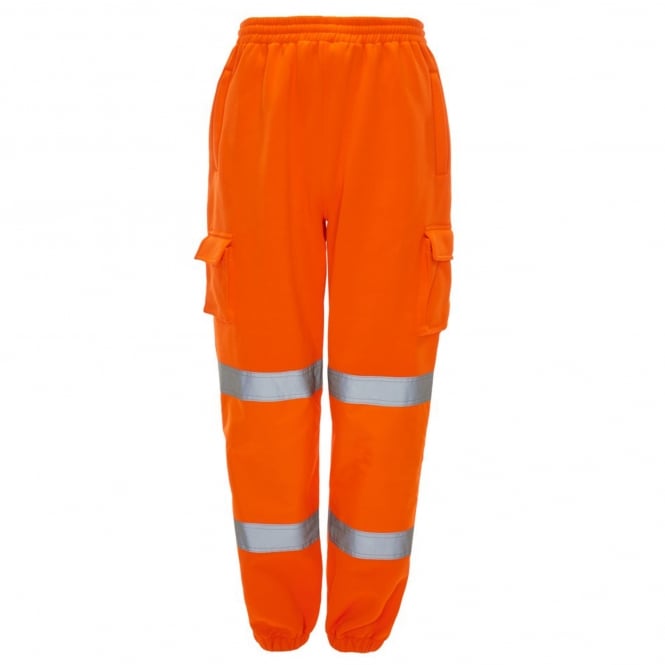 Supertouch Hi Vis Jogging Bottoms Orange GO/RT 3279