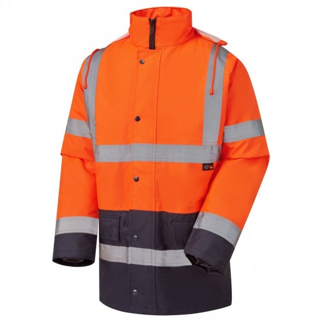 Supertouch Hi Vis Parka 2 Tone Orange & Blue GO/RT 3279