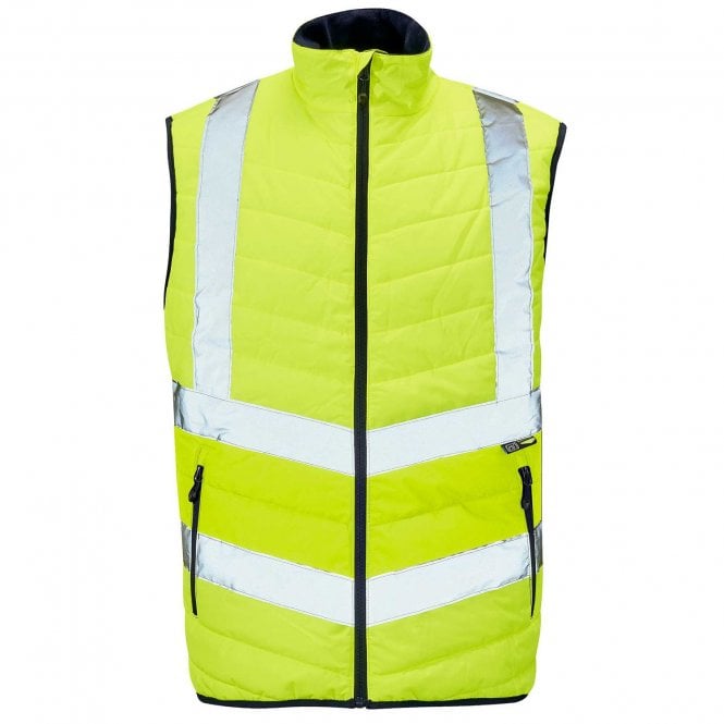 Supertouch  Hi Vis Puffer Bodywarmer