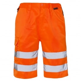 Supertouch Hi Vis Shorts - Orange EN ISO 20471 Class 1