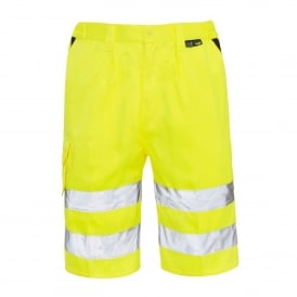 Supertouch Hi Vis Shorts - Yellow EN ISO 20471 Class 1