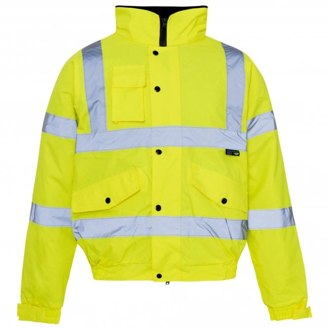 Supertouch Hi Vis Standard Storm Bomber Jacket Yellow EN343 3:1