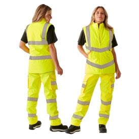 Ladies Hi-Vis Orange/Yellow Anjali Body Warmer