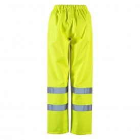 Ladies Hi Vis Orange/Yellow Dua Over-Trouser