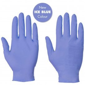 Supertouch Nitrile Gloves Powder Free Blue 12611-4